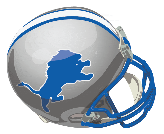 Detroit Lions 1983-2002 Helmet Logo iron on transfers for clothing